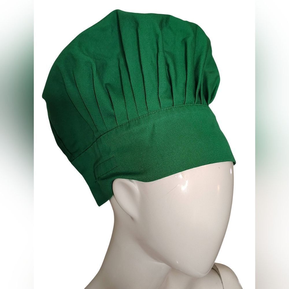 Chef Hat Cap Kitchen Accessories Green o/s